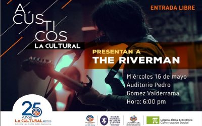 The Riverman en el lanzamiento de Acústicos ‘La Cultural’