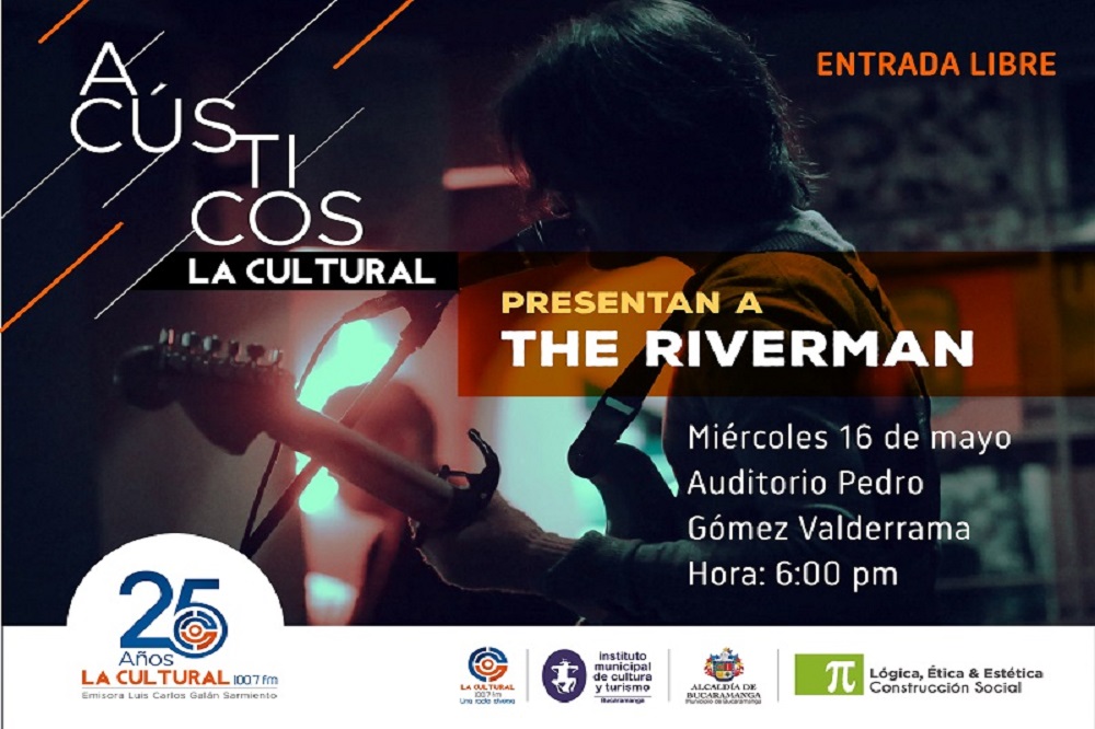 The Riverman en el lanzamiento de Acústicos ‘La Cultural’