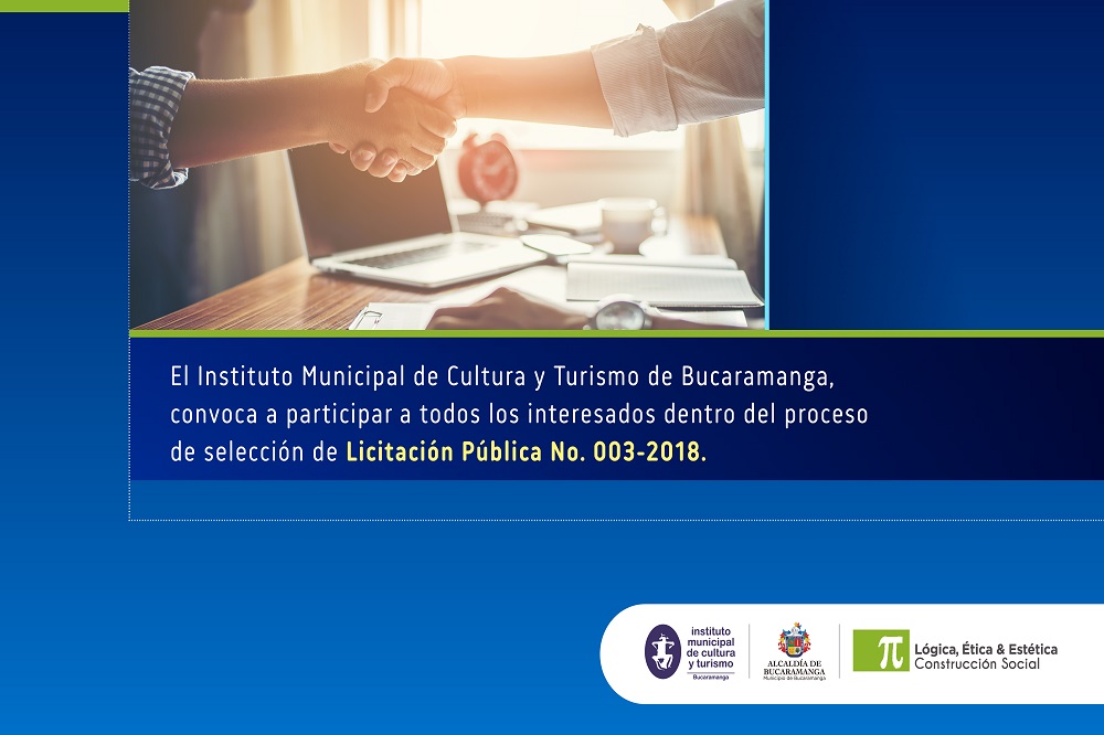 Segundo aviso de licitación pública para “Feria Bonita 2018”