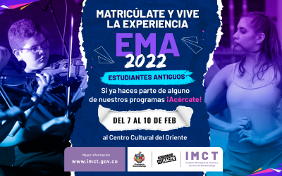 ¡Inscripciones abiertas para estudiantes antiguos EMA!