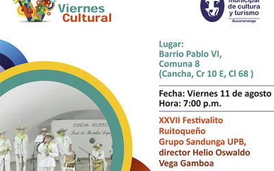 El grupo Sandunga estará en el Viernes Cultural