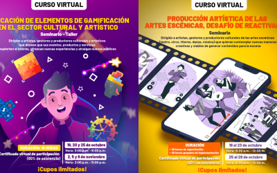 ¡Inscríbete en los seminarios-talleres del IAC para el sector artístico y cultural!