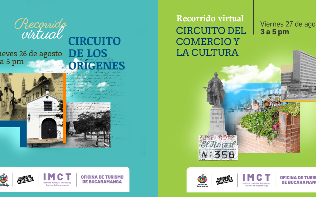 ¡Participa en los recorridos virtuales del Centro de Bucaramanga!
