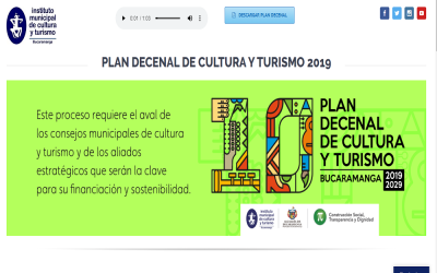 Consulte los avances del Plan Decenal de Cultura y Turismo de Bucaramanga
