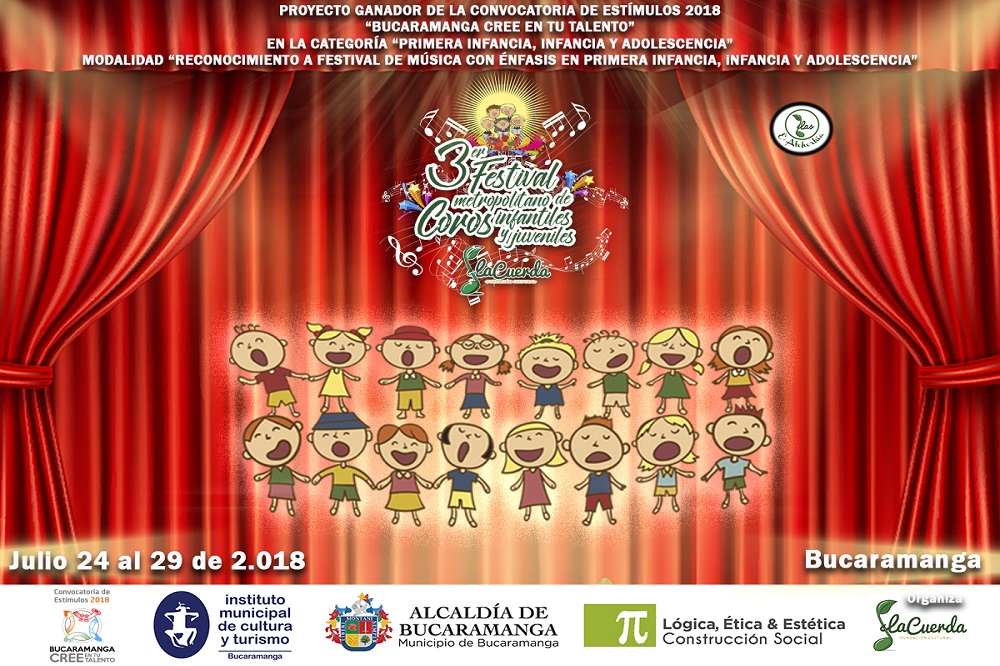 Inicia el III Festival Metropolitano de Coros Infantiles y Juveniles, ganador de la Convocatoria de Estímulos