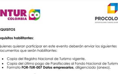 Convocatoria Workshop Brasil 2018 para entidades turísticas