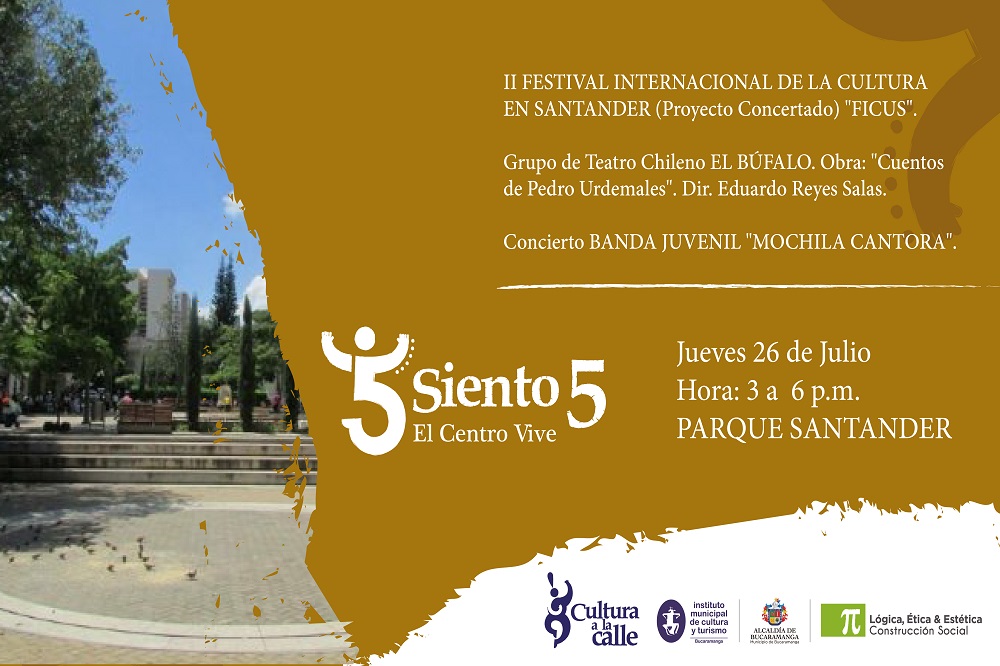 En ‘Siento5 ¡El Centro Vive!’ y en el ‘Viernes Cultural’ se vivirá el FICUS 2018