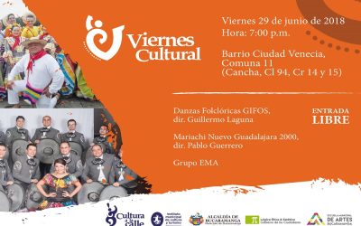 Esta semana, Cultura a la Calle nos trae Viernes Cultural y Parquearte