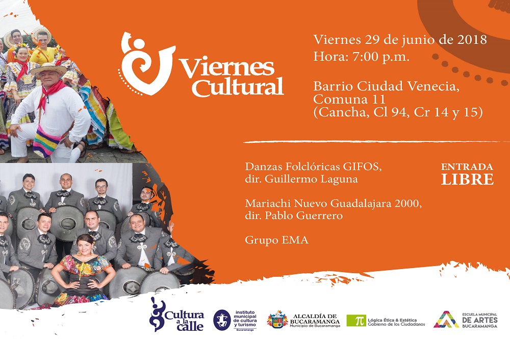 Esta semana, Cultura a la Calle nos trae Viernes Cultural y Parquearte