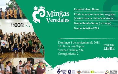 La Minga Veredal estará este domingo  en la Vereda Cuchilla Alta