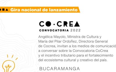 Bucaramanga recibe la gira nacional de lanzamiento de CoCrea 2022