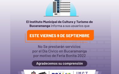 Súmate a la fiesta este 9 de septiembre, Día Cívico en Bucaramanga