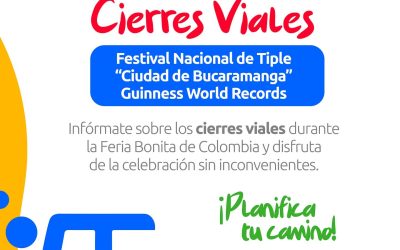 Infórmate sobre los cierres viales