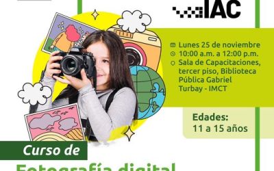 ¡Curso de Fotografía digital para niños!