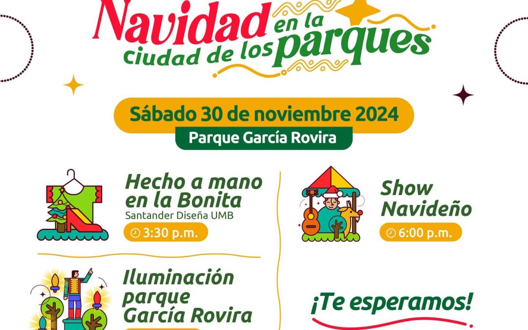 Participa de todos los eventos que hacen parte de esta época Navideña