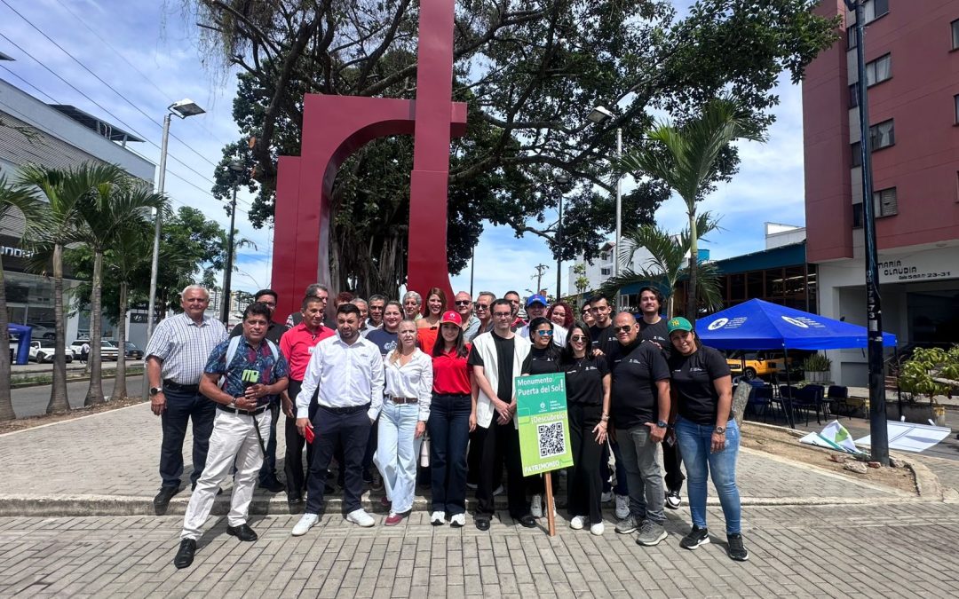 Monumento Puerta del Sol fue restaurado: una apuesta por el patrimonio cultural de Bucaramanga