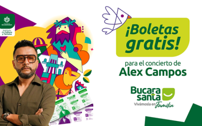 El instituto Municipal de cultura y turismo entrega boletas gratis para ver a Alex Campos