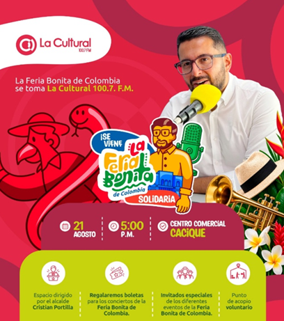 La Feria Solidaria llega al Centro Comercial Cacique con boletería, música y solidaridad